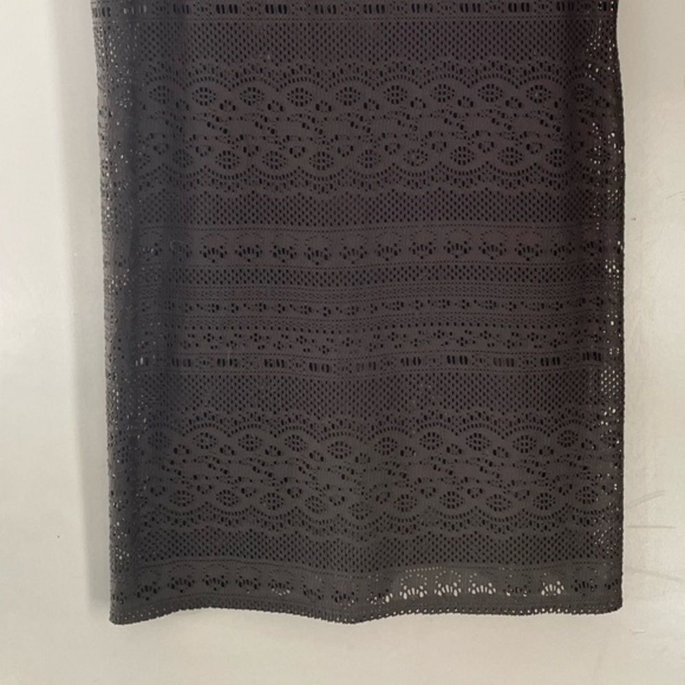 Brown Fishnet style Swimsuit coverup size small - Picture 2 of 7